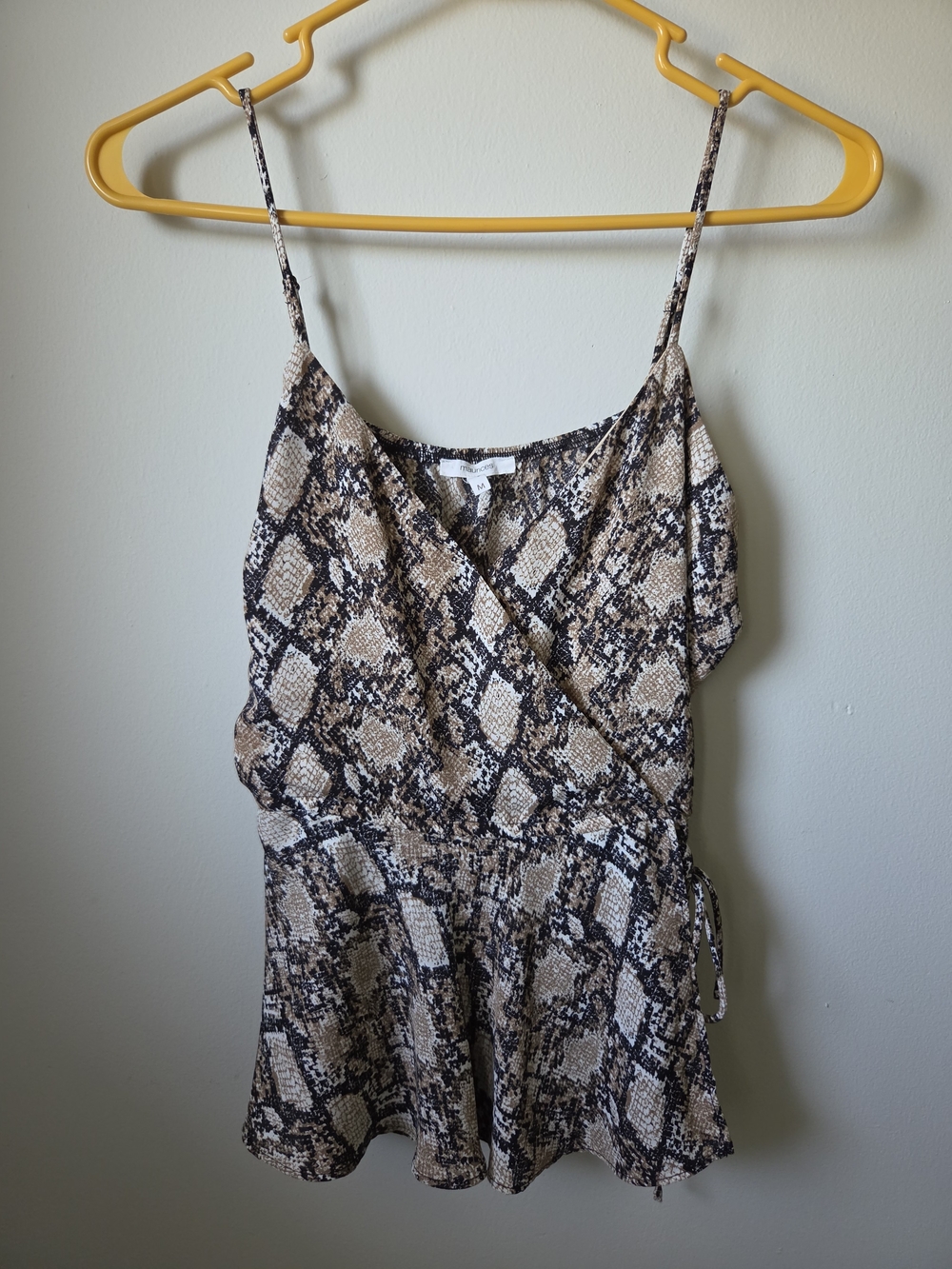 Maurices Snakeskin Look Tank Top Blouse